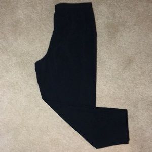 Black mole skin pants. Size 20W